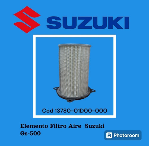 Elemento Filtro Aire  Suzuki Gs-500