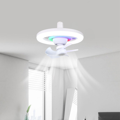 Ventilador De Teto Com Luz, Lâmpada Multifuncional, 16