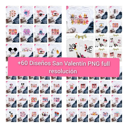 +60 Diseños De San Valentín Amor Sublimación