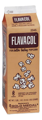 Paquete De Flavacol Sal De Mantequilla Para Palomitas Y Glaz