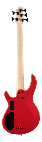 Bajo Electrico Cort c5 deluxe Candy Red 5 Cuerdas Mic Bartolini