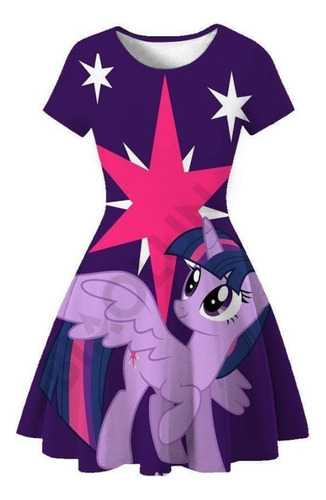 Vestido De Princesa De La Moda De La Falda De My Little Pony