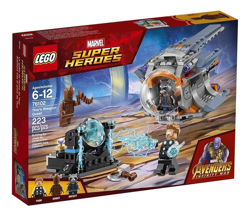 Todobloques Lego 76102 Super Heroes Aventura Tras Arma Thor