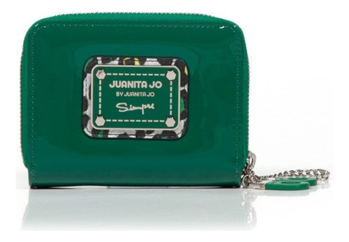 Billetera Pequeña Mujer Juanita Jo Con Porta Tarjeta Verde