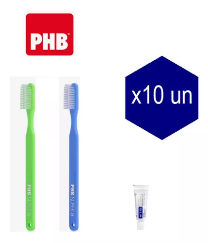 Pack Cepillo Dental PHB® super 8 + mini pasta 15ml, Productos