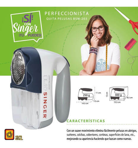 Quitapelusas Singer Bsm-203 Quita Pelusa
