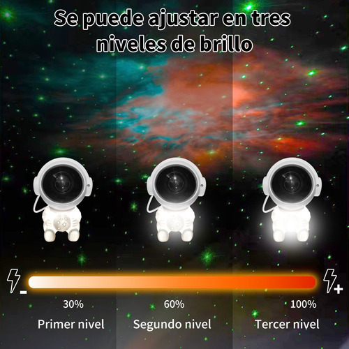 Proyector De Estrella Galaxia Astronautas De Luz Led