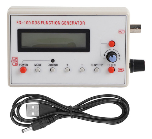 Generador De Funciones Fg100 Dds, Frecuencia Sinusoidal, 1hz