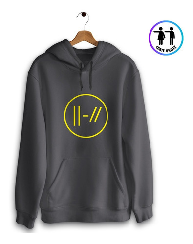 Polerón Canguro Hoodie Twenty One Pilots Hip Hop Indie Mus16