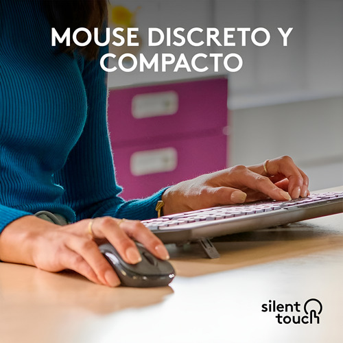 Kit De Teclado Y Mouse Inalámbrico Logitech Mk295 En Español
