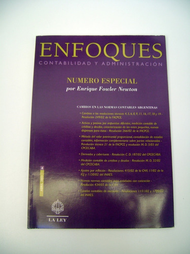 Revista Enfoques Contabilidad Y Administracion Abr2003 Boedo