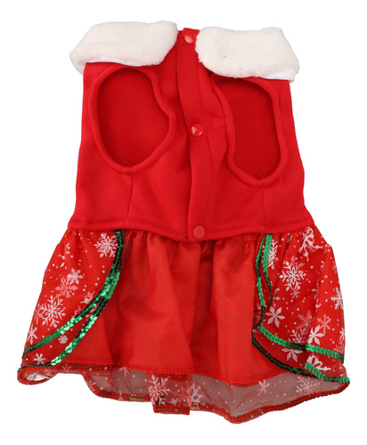 Vestido Navideño Innovador De Alce, Lazo, Lentejuelas, Cálid