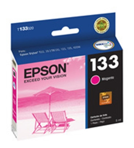 Cartucho De Tinta Epson 133 T133320-al Magenta