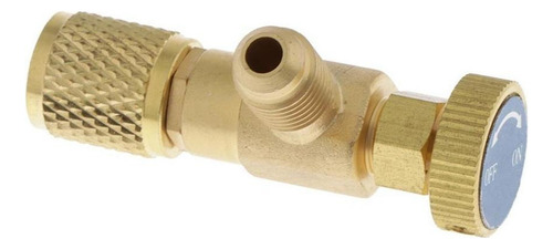 . Adaptador De Seguridad R22 + Válvula De Bola R410