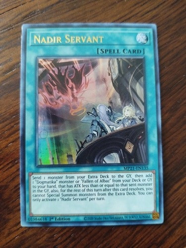 Yu-gi-oh! Nadir Servant Mp21-en135 1st Ed. Dogmatika