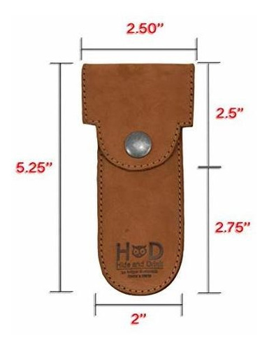 Funda Protectora De Cuero Para Rastrillo De Afeitar Cafe