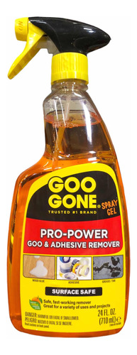 Removedor De Goma Y Adhesivos Goo Gone Pro Power Spray Gel
