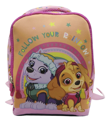 Mochila Infantil Paw Patrol Neopreno 27x21x12 Escolar