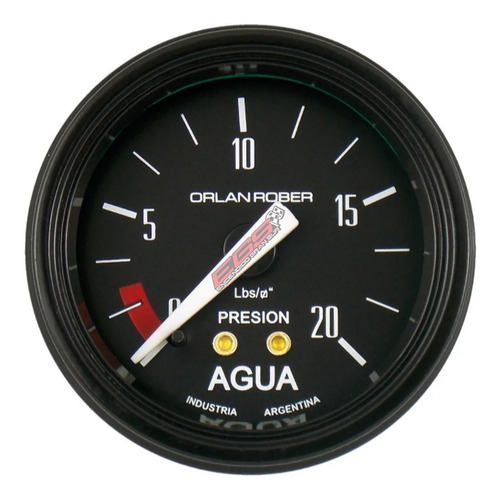 Reloj Presion Agua Orlan Rober 52mm 20lbs Classic Egs 615