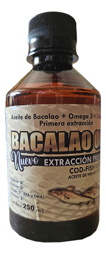 Aceite De Higado Bacalao Noruego Liquido 250cc