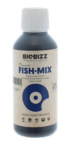 Fertilizante Fish Mix 250ml Cultivo Indoor Orgânico Biobizz