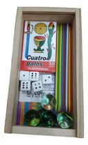 Comprar Caja De Juegos Cartas Palitos Chinos Dados Canicas Niños 