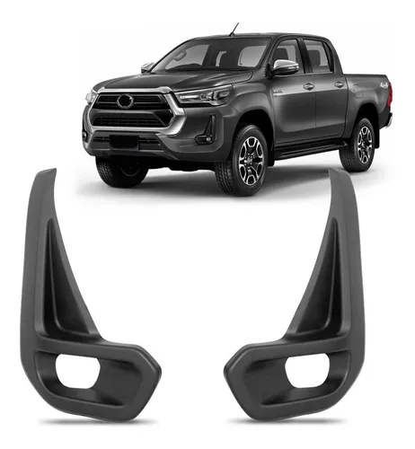 comprar Par Moldura Milha Hilux Cd Srx 2021 A 2023 Preto Texturizado