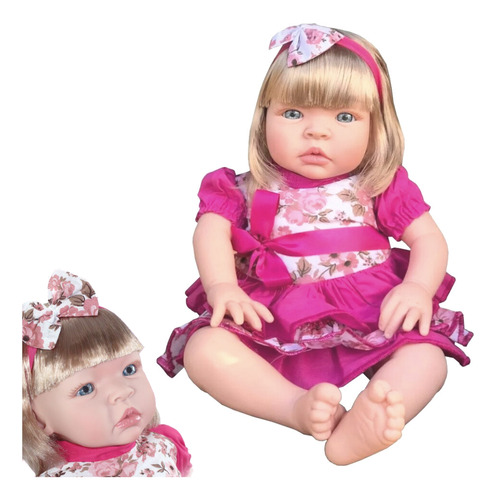 Boneca Bebê Reborn Baby Kiss Barata Promoção