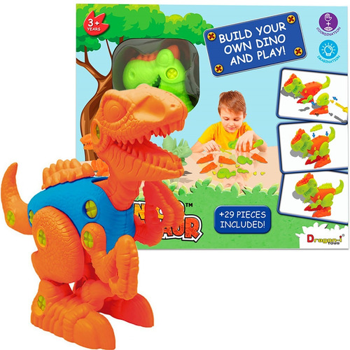Dinosaurio De Juguete Bebe Junior Surtido P Armar 3 Modelos