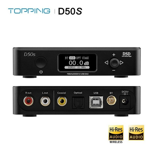 Topping D50s Dac Con Recepción Bluetooth  Nuevo