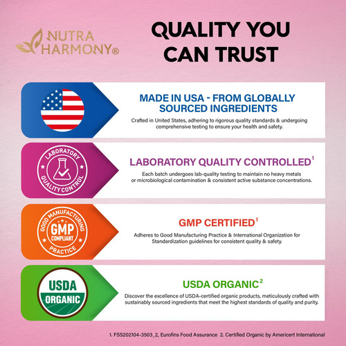 Nutraharmony Complejo B Orgánico Usda Gotas Líquidas 2 Onzas