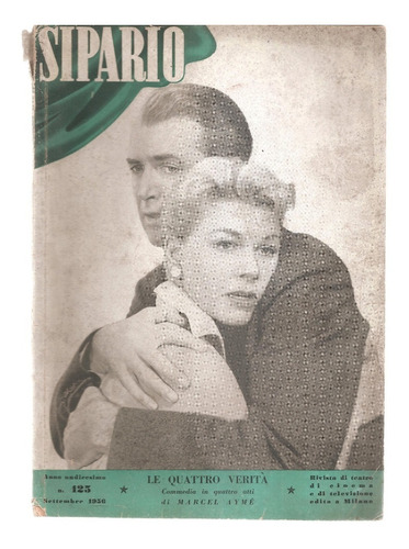 Revista Sipario Teatro Cinema Italiano Nº 125 Settembre 1956