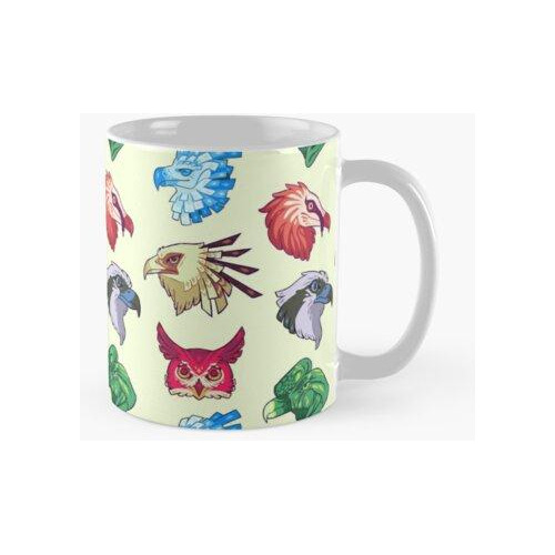 Taza Pegatinas De Aves Rapaces Calidad Premium