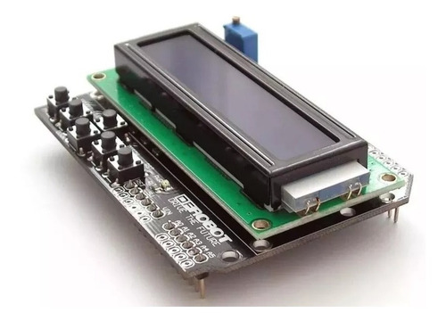 Kit 2x Pcs Display Lcd Keypad Shield 16x02 + Teclado Botões