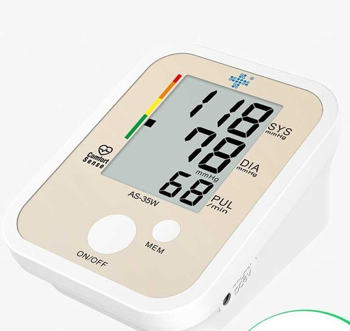 Tensiometro Digital De Brazo As-35w Adaptador De Corriente 