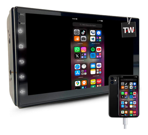 Multimídia Carplay Sem Fio Para Gps Rádio Vectra 2006 À 2012 Cor Chevrolet Vectra 2006