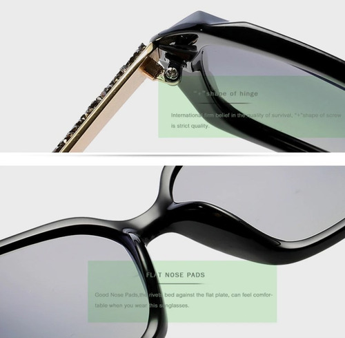 Gafas De Sol Mujer Kdeam Polarizado Uv400 Modelo Kd835 C3