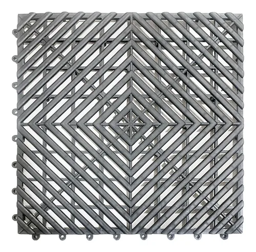 Piso Rejilla Plástica, Baldosas Encastrables 30x30 Cm