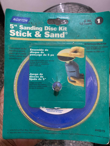 Discos De Lijado Norton De 5 Sanding Disc Kitstick & Sand