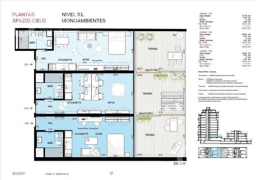 Vendo Monoambiente Con Patio Hacia Atrás, Amenities, Garaje Opcional, Estrena 09/2023, Pocitos