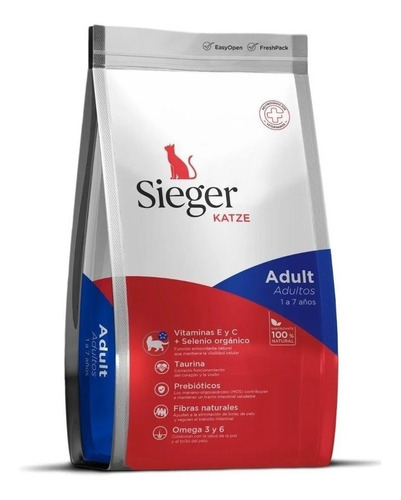 Sieger Katze Gato Adulto 7.5kg