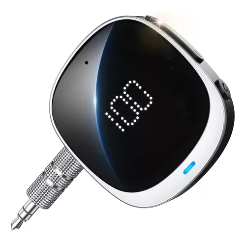 Adaptador auxiliar Bluetooth para coche, Receptor inalámbrico de coche de  0.138 in, Llamadas manos libres Receptor auxiliar Bluetooth, Fuente de