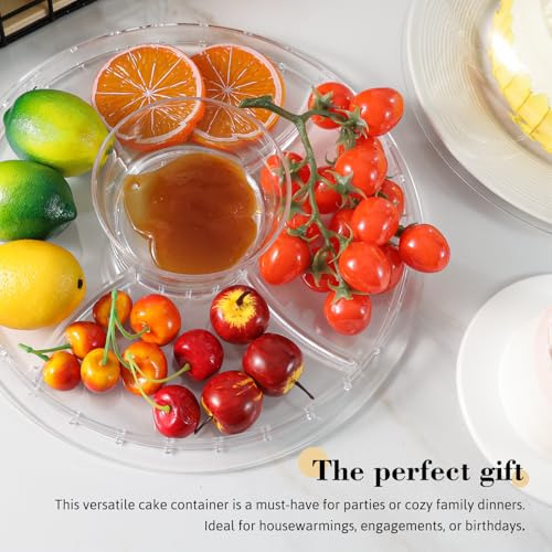 Soporte Para Pastel Vgoodall 12 Con Tapa, Soporte Para Pas