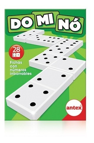 Antex Juego De Dominó 28 Fichas Plástico