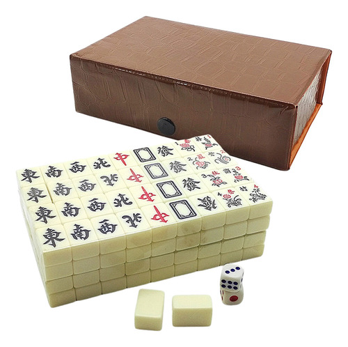 Juego De Mesa Chino Mahjong, 144 Cartas/juego