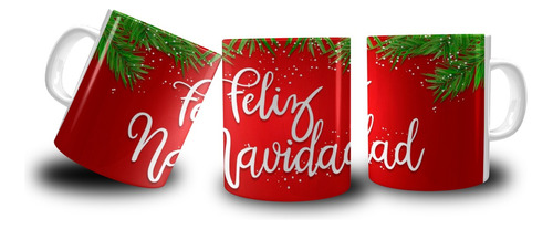 Taza Feliz Navidad Figuras 