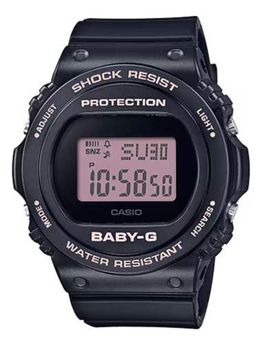 Reloj Pulsera Casio Baby-g Bgd-570 Digital Deportivo Febo Color de la correa Negro