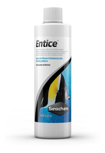 Estimulador Apetito Peces Entice De Seachem 250 Ml 