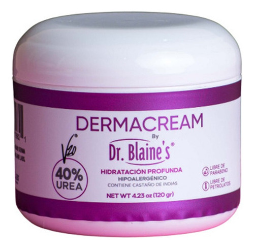 Dermacream Crema De Hidratación Profunda Dr. Blaine´s/vité20 Fragancia Lavanda