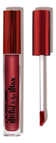 Labial L.a. Colors Gloss Metal To The Max Metallic Brillant